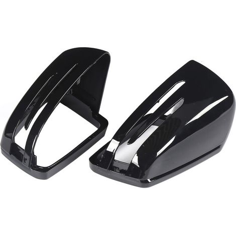 Paire de couvercles de rétroviseurs latéraux de remplacement, pour Mercedes Benz classe A B C E CLA CLA GLA GLK (1/4)