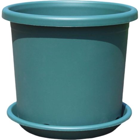 Pot de fleurs en plastique épais de 17 x 15 cm, grand pot absorbant, idéal pour les jardins, patios, balcons, plantations, accessoires de jardinage