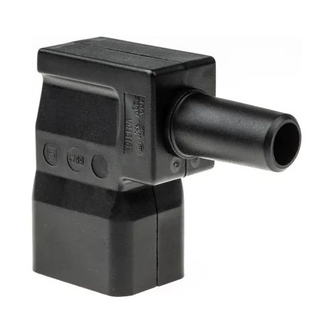 Schurter 4789.1200 IEC-Stecker, rechtwinklig, C20, Kabelstecker, 250 V, 16 A (1/2)