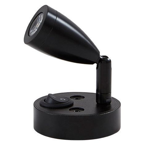 Lot de 2 lampes LED 3W 12V pour lecture marine et camping-car (1/2)