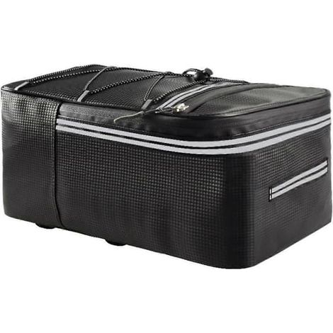 BelleRise - Sacoche de vélo pour porte-bagages, résistante à l'eau, avec housse imperméable pour le cyclotourisme et le bikepacking, 12 L (1/5)
