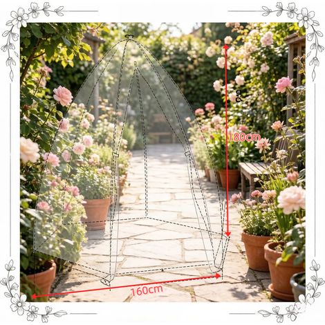 Tente pour plantes de jardin : petite serre (tomatehouse), idéale pour extérieur (1/5)