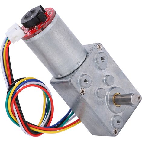 Motoréducteur à vis sans fin avec encodeur 20-60 tr/min, moteur CC à balais, dispositifs électroniques JGY371DC12V 20 tr/min (1/5)