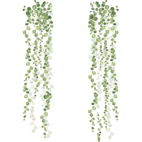 Stickers - Feuillages Verts - Hauteur 92.71 cm (1/3)