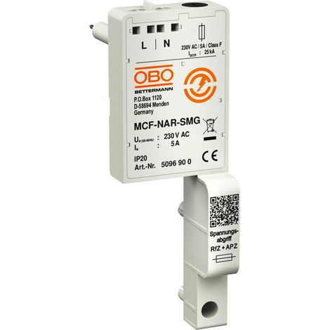 OBO Bettermann Derivazione di tensione per serie MCF-NAR 230V, 5096900