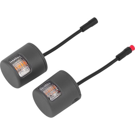 Handlebar gloves compatible with the Xiaomi Elite electric scooter, with left and right turn signals and waterproof lighting accessories. (1/4)