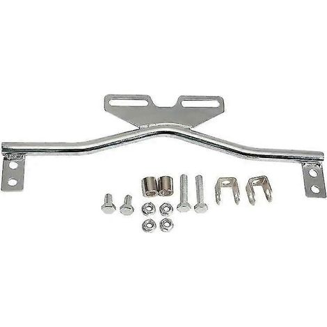 Motorrad-Scheinwerferhalterung, Zusatzscheinwerfer, Blinkerleiste für Harley/Honda/Suzuki/Kawasaki/Yamaha – Chrom (1/5)