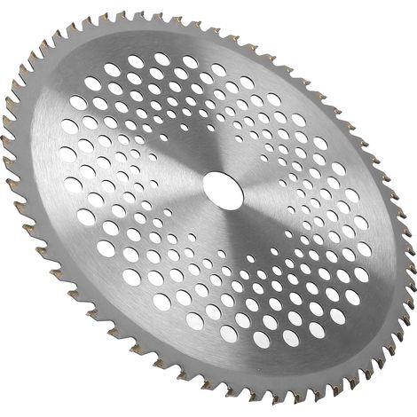 Disque de coupe professionnel à dents en acier de 10 pouces pour débroussailleuse à gazon (60 dents) (1/5)