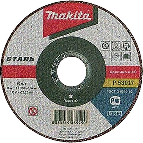 P-53017 Disque de coupe 115 x 22 x 1,6 mm