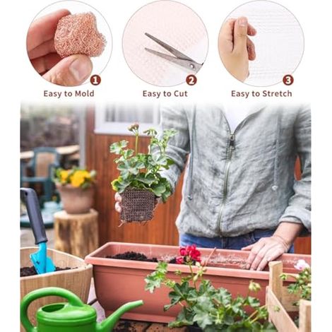Ruban de cuivre en treillis métallique anti-rongeurs de haute qualité, 12 m x 5 cm (1/3)