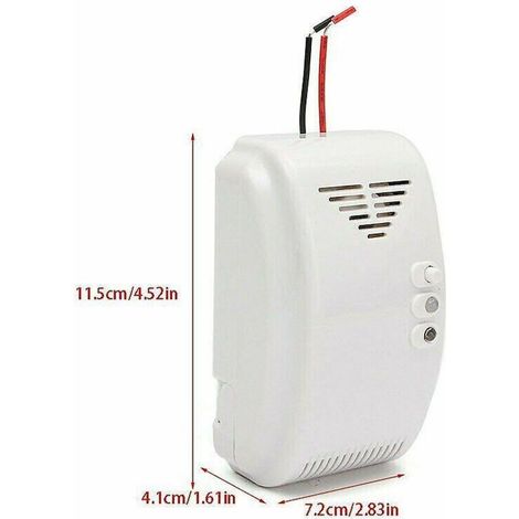 12v détecteur de gaz capteur alarme propane butane gpl naturel camping-car camping-car 1pcs (1/3)