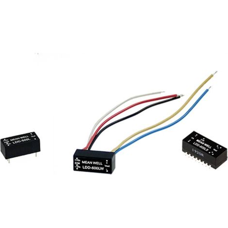 MW Mean Well Driver LED LDD-500L DC/DC-driver LED LDD-500L 26 W 2-52 V/DC 500 mA