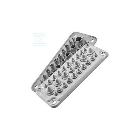 MC25/27 IP67, casquillo multiorificio, gris