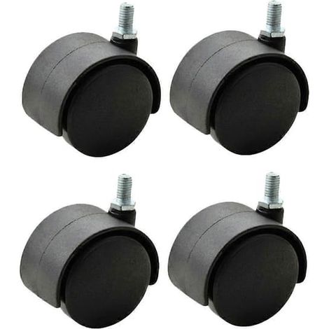 4 pcs Casters M8 Office Chair Wheels Home Office Furniture Casters Accessories (1/2)