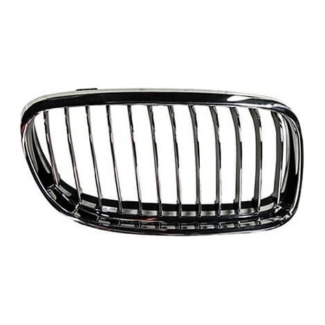 Grille de calandre avant droite chromée/noire/chromée BMW Serie 3 E90/E91 phase 2 2008-2011