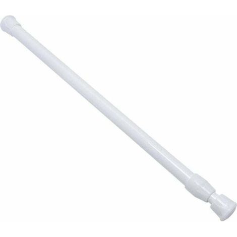 Asta per tende estensibile, asta a tensione estensibile, facile da installare per tende a rete, aste telescopiche estensibili per tende da doccia, tende da vasca e tende per porte. (1/4)