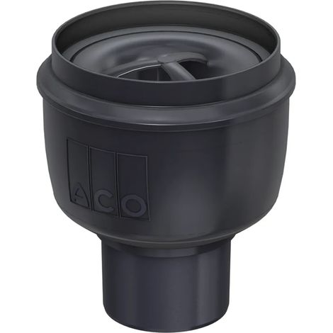 ACO Bonde de sol Easy-Flow DN70/90Degrés/1,6l/s/ Kst Support./ WS50, 2710.00.00