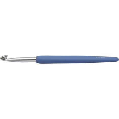 Crochet ergonomique en aluminium, avec un manche en plastique souple. réf 42390