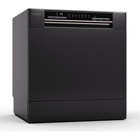 Klarstein Mini-Geschirrspüler für 8 Gedecke, Leiser Geschirrspüler Klein mit 7 Spülprogrammen, Kleiner Tisch-Geschirrspüler für Zuhause, Büro & Camping, Geschirrspüler Mini mit Wasseranschluss (1/5)
