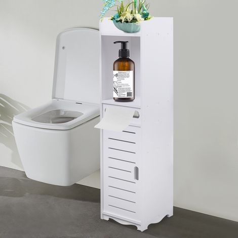Armadietto bagno 20x80cm, armadio alto bagno, scaffale bagno, armadietto deposito