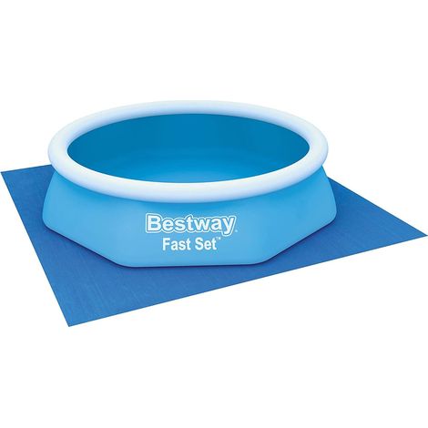 Bestway Pool Bodenschutzplane 274x274cm Unterlegplane Bodenplane Schutzplane