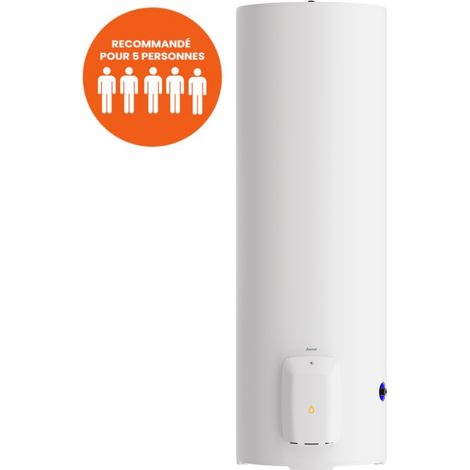 [JAMAIS UTILISE] Chauffe-Eau Électrique 300L EQUATION Stéatite Stable Vertical Monophasé ou Triphasé - 882153