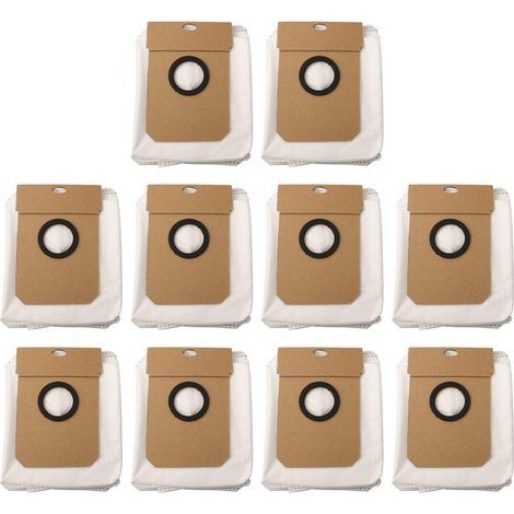 Sacchetti per la polvere riutilizzabili di ricambio per l'aspirapolvere robot Cecotec Conga 11090. Sacchetti per la polvere e accessori per aspirapolvere (confezione da 10). (1/5)