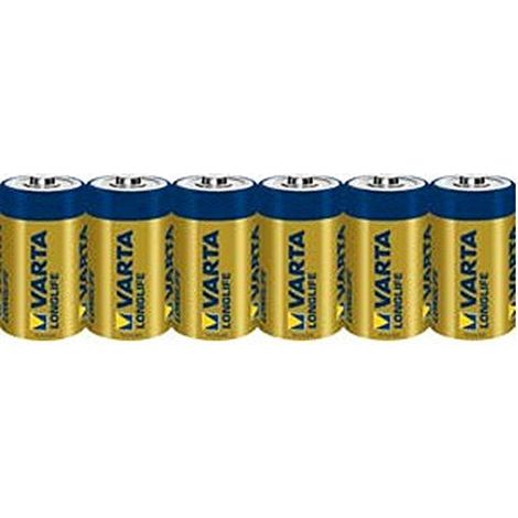 VARTA Pila Longlife Extra Baby /C/LR14 Pack de 6 , 1,5V (por 10) (1/3)