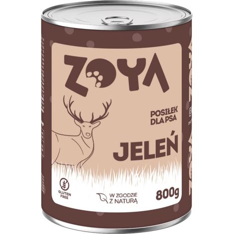 ZOYA Hirsch – Dose Nassfutter für Hunde, 6 x 800 g