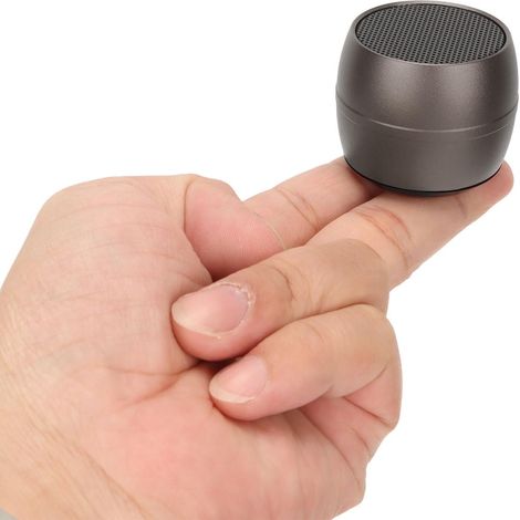 Enceinte Bluetooth portable compacte et étanche IP67 – Mini enceinte sans fil à volume élevé pour la douche, la chambre, le vélo et la voiture, cadeau idéal pour hommes et femmes, couleur noire (1/5)