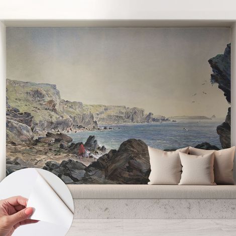 Carta da parati autoadesiva - fotomurale - decorazione parete - stile elegante - decorazione casa - Costa tranquilla 208x146 cm (1/5)