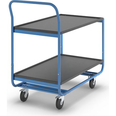 eurokraft pro, Chariot à plateaux, force 150 kg, 2 plateaux à (1/5)