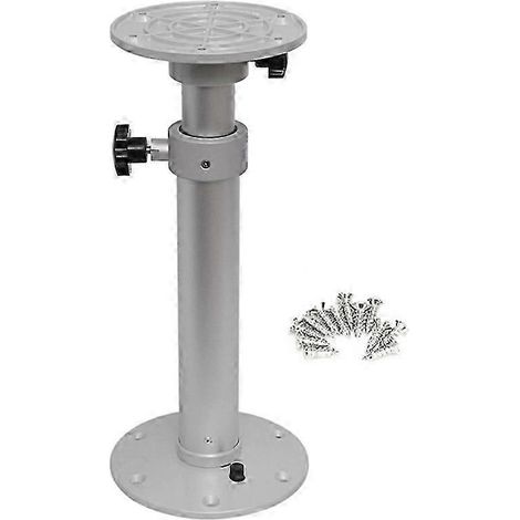 Support de pied de table réglable pour camping-cars et bateaux, avec base amovible (1/5)