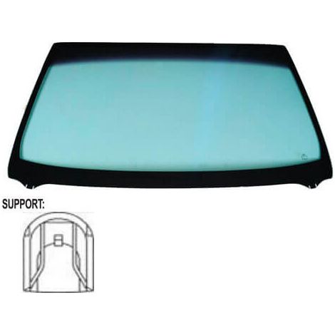 Pare-brise avant teinté vert avec support rétroviseur semi-ovale Toyota Yaris 1 phase 1 1999-2003