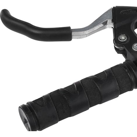 Poignées VTT en Silicone Antidérapantes Noir pour Vélo Pliable - 1 Paire