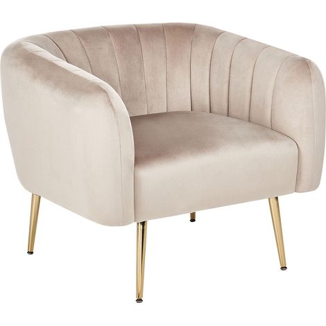 Armchair LACONIA Velvet Taupe (1/5)
