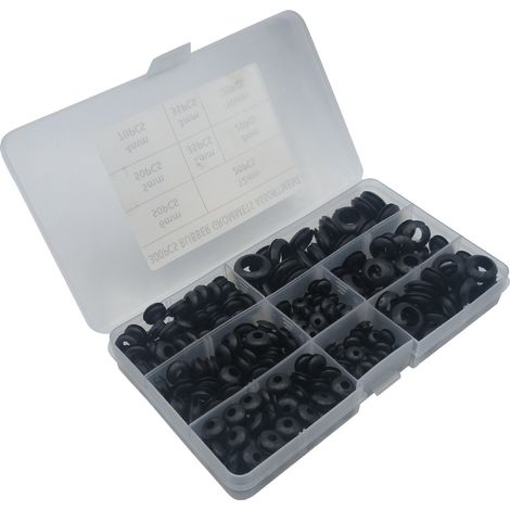 300 Gummistahlbänder, O-Ring-Reiniger in 8 Größen für Kabelbuchsen und Eyeliner für Seilbahnen
