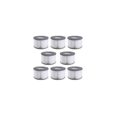 Kaelt - Mscomft Filtre Spa Lite pour mspa,Filtre pour mspa Lite, pour MSPA Whirlpoal Filter - Cartouches filtrantes pour sous - Bateaux et Spa Chauds - Modèle à partir de 2020 (8 pièces.) (1/5)