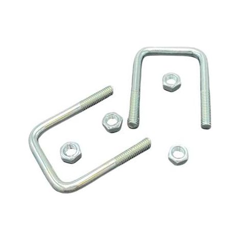 Raccordo Quadro Zincato Mm.8X41X60