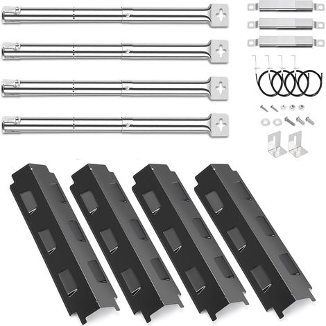 Pièces de Rechange universelles pour brûleur de 31 à 45cm, diffuseur de Flamme de 37cm et crossovers, 4 pièces. (1/5)