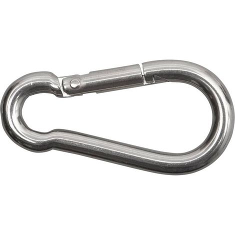 Gancio a molla swg 680 304 006 80 acciaio inox 60 mm 6 mm