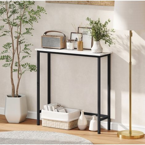 Mueble recibidor consola estrecha 75x24x76 cm OKMYHOME (1/5)