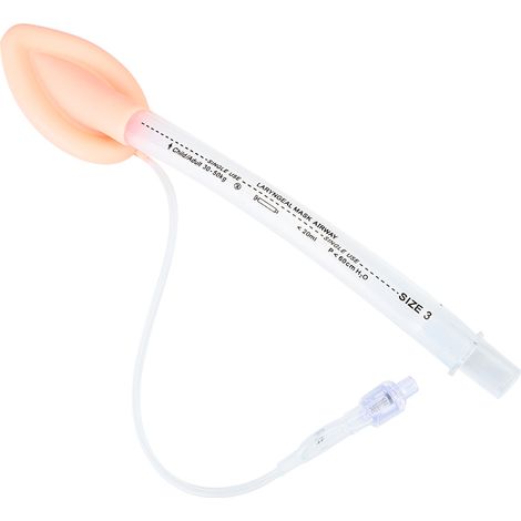 Masque laryngé jetable adulte et enfant pour anesthésie et laryngoscope 3.0