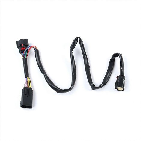 Harnais adaptateur 12 broches vers 6 broches pour valise Tour-Pak moto, faisceau LED universel, connecteur robuste, remplacement direct, compatible accessoires électriques, câblage étanche, kit de con (1/5)