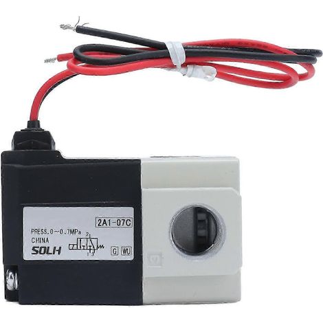 Électrovanne pneumatique G1/4 à dépression d'air, 2 positions, 3 voies, pour commande électronique de suralimentation (1/4)
