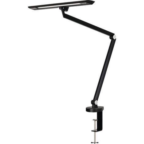 Lampada da scrivania STYRO LED Zircone Alluminio, ABS, Ferro, PC nero H.820mm con morsetto - 41-5010.718 (1/3)