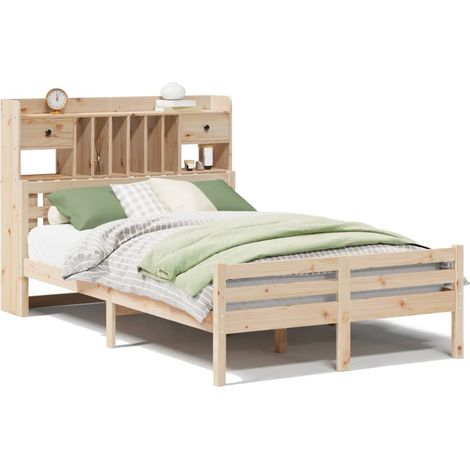 Maison Exclusive - Letto Libreria senza Materasso 135x190 cm in Legno di Pino