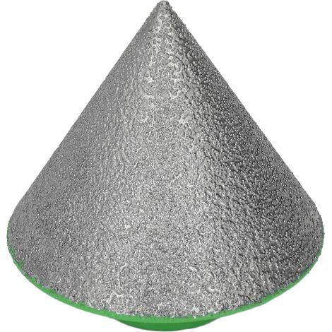 Fraise à chanfreiner diamantée verte M14, utilisation simple, angle de base de 60°, pour le polissage et le façonnage, 48 mm / 1,9 po (1/5)