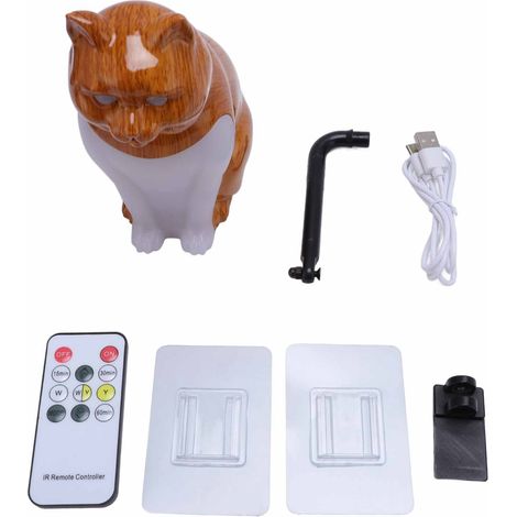 Veilleuse Murale Chat Rechargeable Tactile 3 Couleurs Variateur Continu Lumière Douce Sans Scintillement Déco Chambre Salon (1/5)