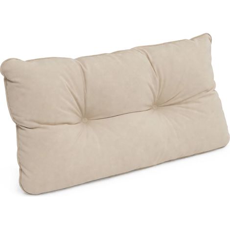 Lounge Kissen Outdoor Rückenkissen Flair LK, 50x40x12cm, Beige
